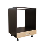 Corp pentru cuptor incorporabil cu sertar Zebra, wenge/cappuccino lucios, fara blat, 60 x 82 x 57 cm Corp pentru cuptor incorporabil cu sertar Zebra, wenge/cappuccino lucios, fara blat, 60 x 82 x 57 cm